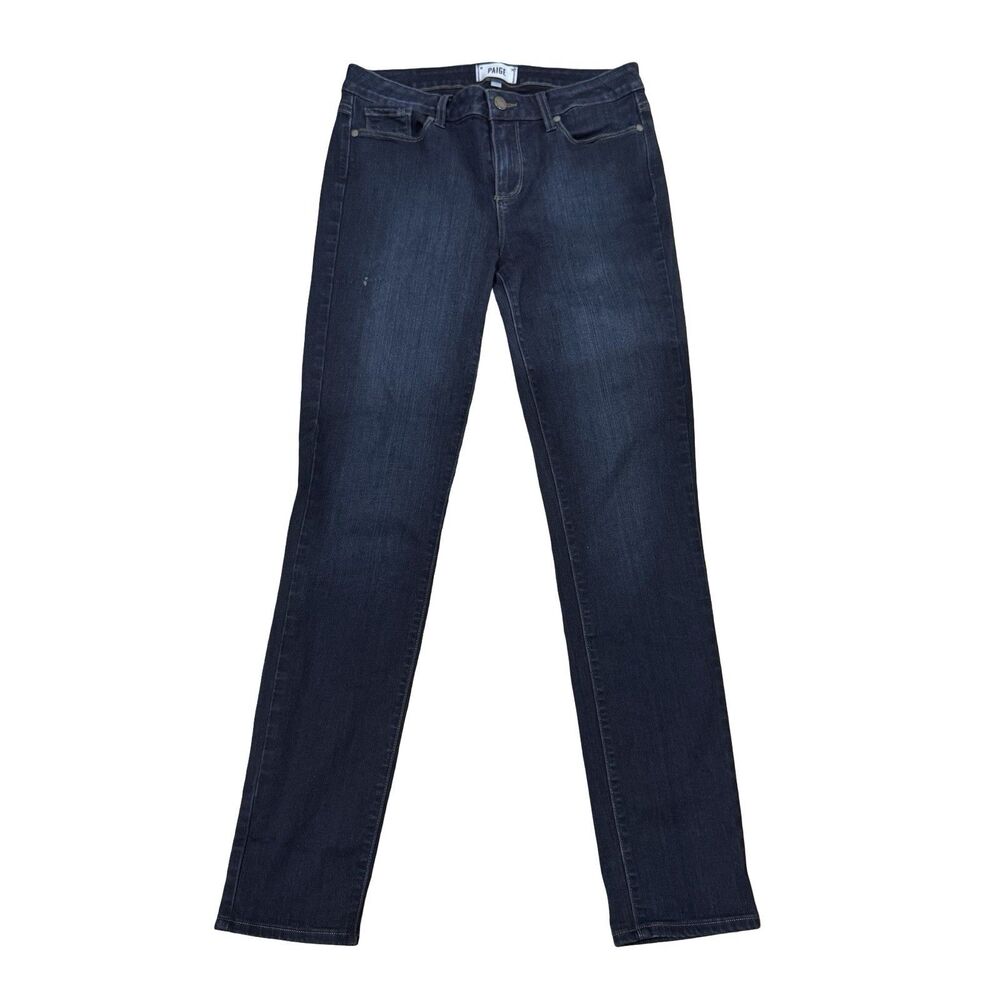 Paige Skinny Skyline Skinny Jeans Dark Wash Woman’s Size 30